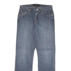 CALVIN KLEIN JEANS Womens Regular Fit Straight Blue Denim W30 L31 Classic Zip