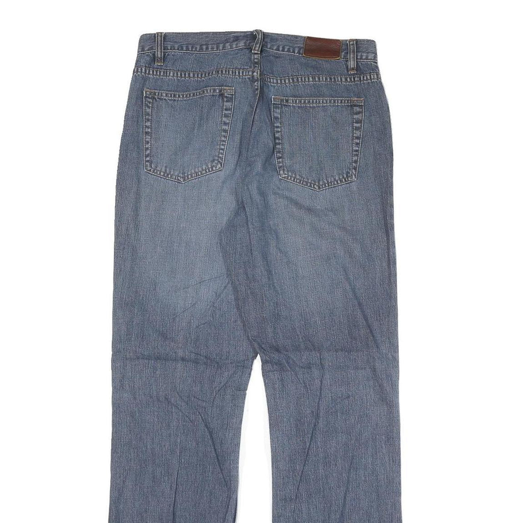 CALVIN KLEIN JEANS Womens Regular Fit Straight Blue Denim W30 L31 Classic Zip