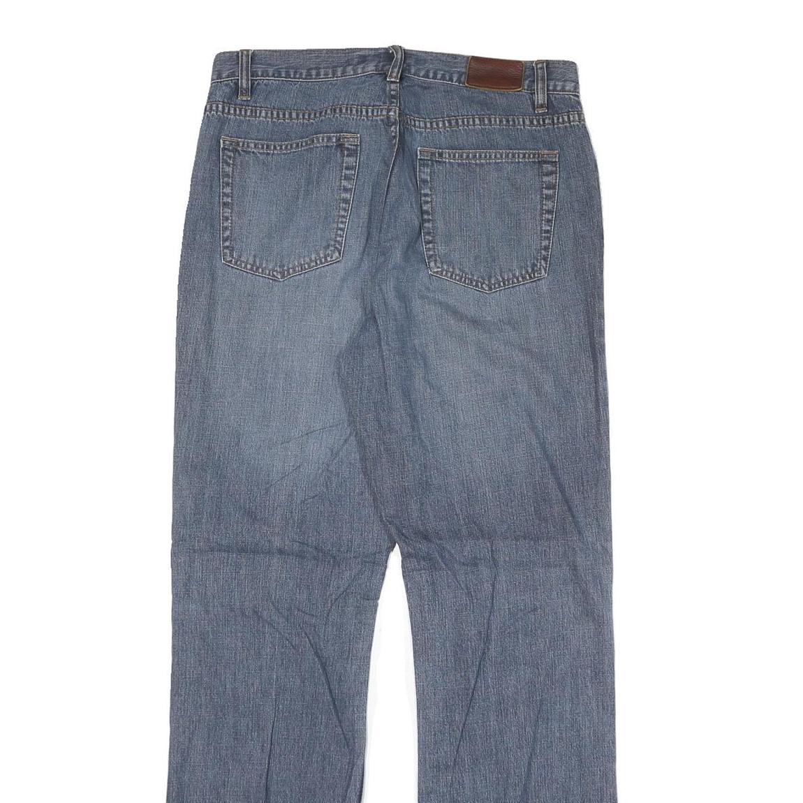 CALVIN KLEIN JEANS Womens Regular Fit Straight Blue Denim W30 L31 Classic Zip