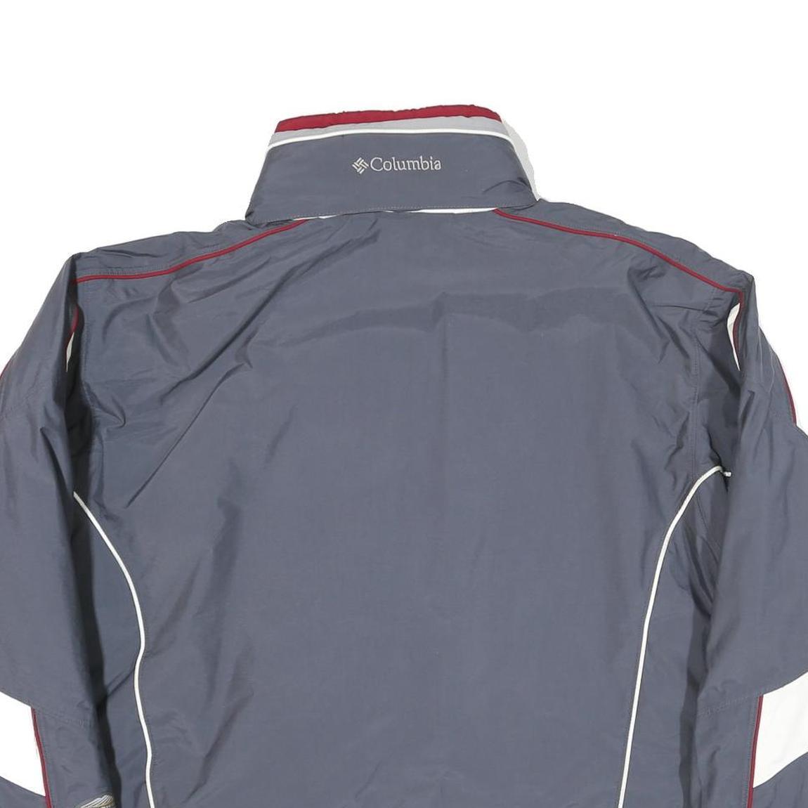 COLUMBIA Mens Blue & White Vertex Jacket XL Polyester Casual Outdoor Sportswear