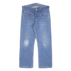 LEVI'S 506 Mens Jeans Blue Regular Straight Denim Medium W32 L25 Classic Fit Zip