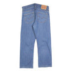 LEVI'S 506 Mens Jeans Blue Regular Straight Denim Medium W32 L25 Classic Fit Zip
