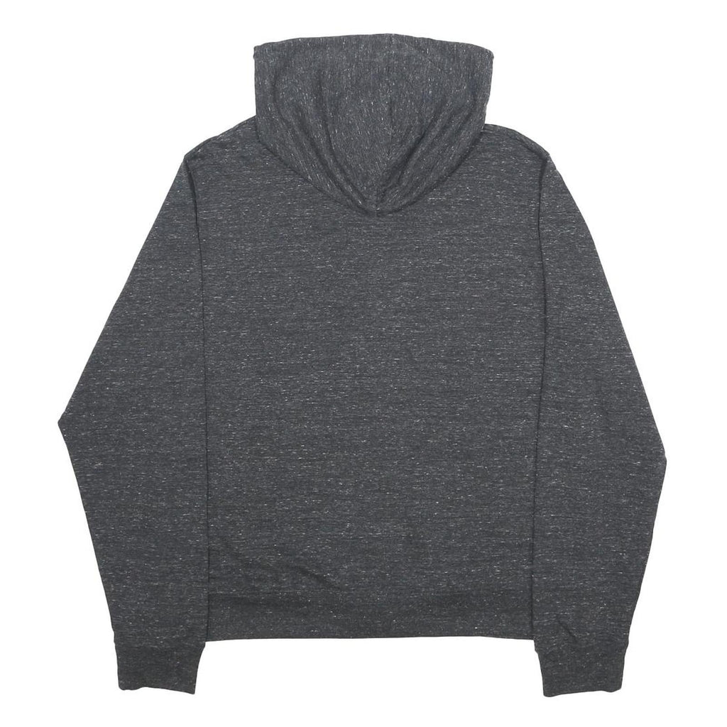 NIKE Mens Grey Pullover Hoodie M Slim Fit Zip Up Sweatshirt