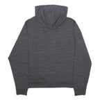 NIKE Mens Grey Pullover Hoodie M Slim Fit Zip Up Sweatshirt