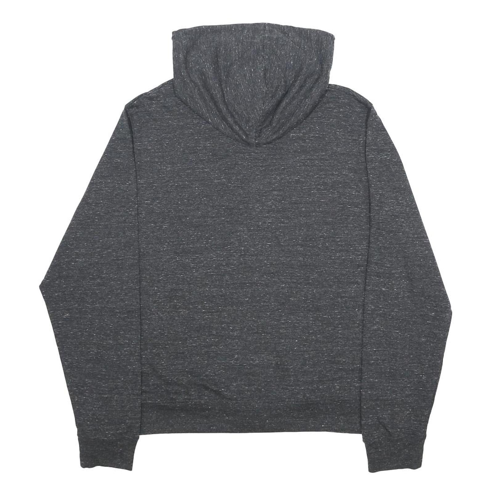 NIKE Mens Grey Pullover Hoodie M Slim Fit Zip Up Sweatshirt