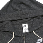 NIKE Mens Grey Pullover Hoodie M Slim Fit Zip Up Sweatshirt
