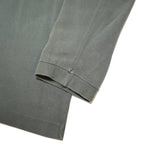 LACOSTE Mens Grey & Lime Long Sleeve Polo Shirt XL Cotton Blended Zip Collar
