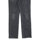 LEVI'S 513 Mens Jeans Black Regular Straight Denim Medium W38 L28 Zip Cotton