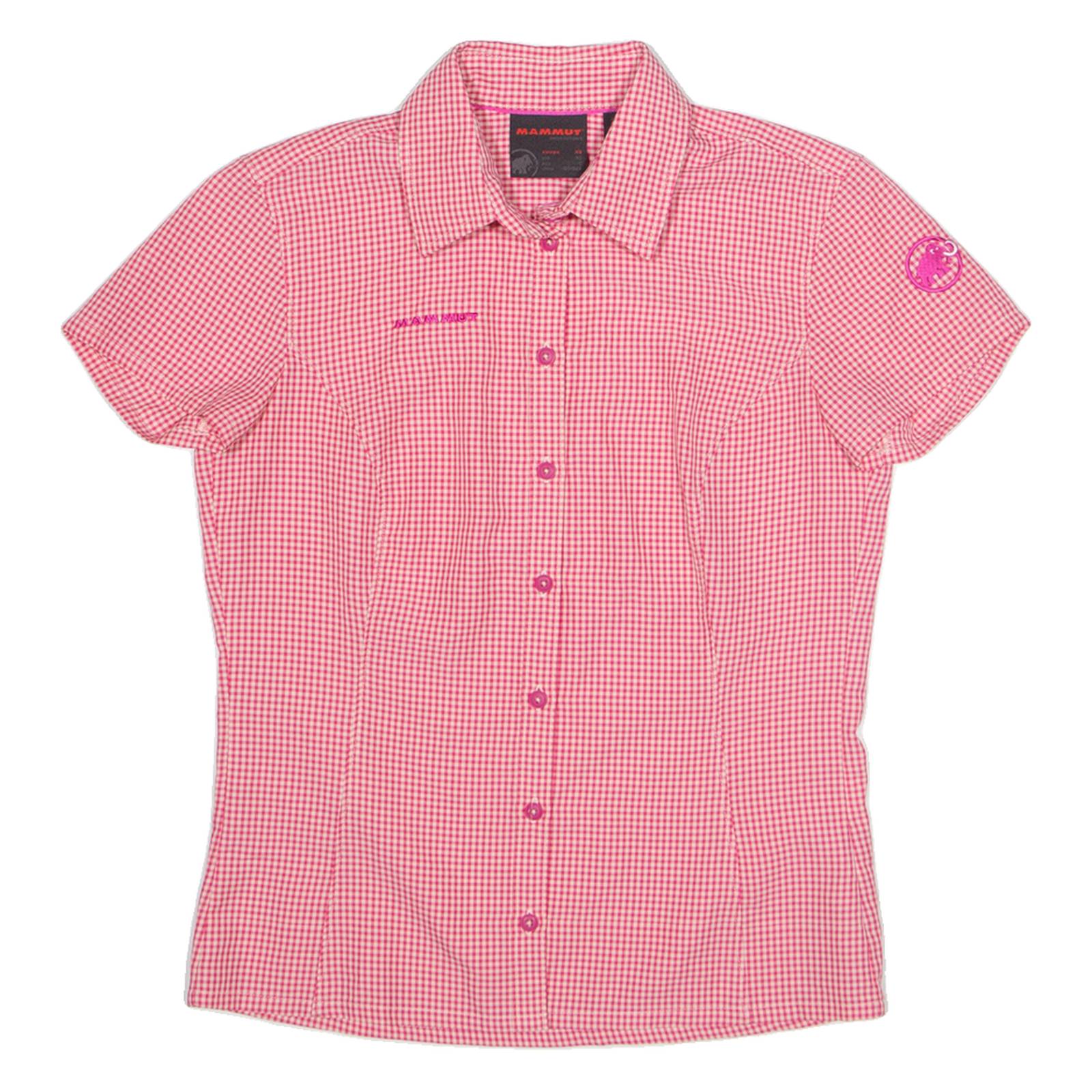 MAMMUT Utility Womens Shirt Pink Check XS