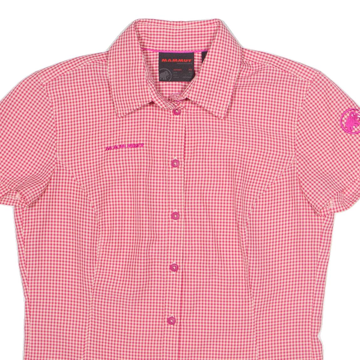 MAMMUT Utility Womens Shirt Pink Check XS