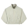 PARKWAY Mens Beige Outdoor Jacket L Polyester Blend Zip Plain Casual Lightweight