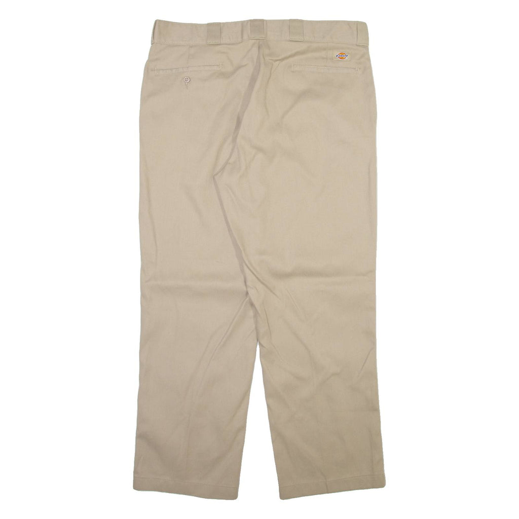 DICKIES 874 Workwear Mens Trousers Beige Regular Straight W38 L30