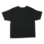 CHAMPION Mens Black XL T-Shirt Short Sleeve Crew Neck Logo Graphic Cotton Blend