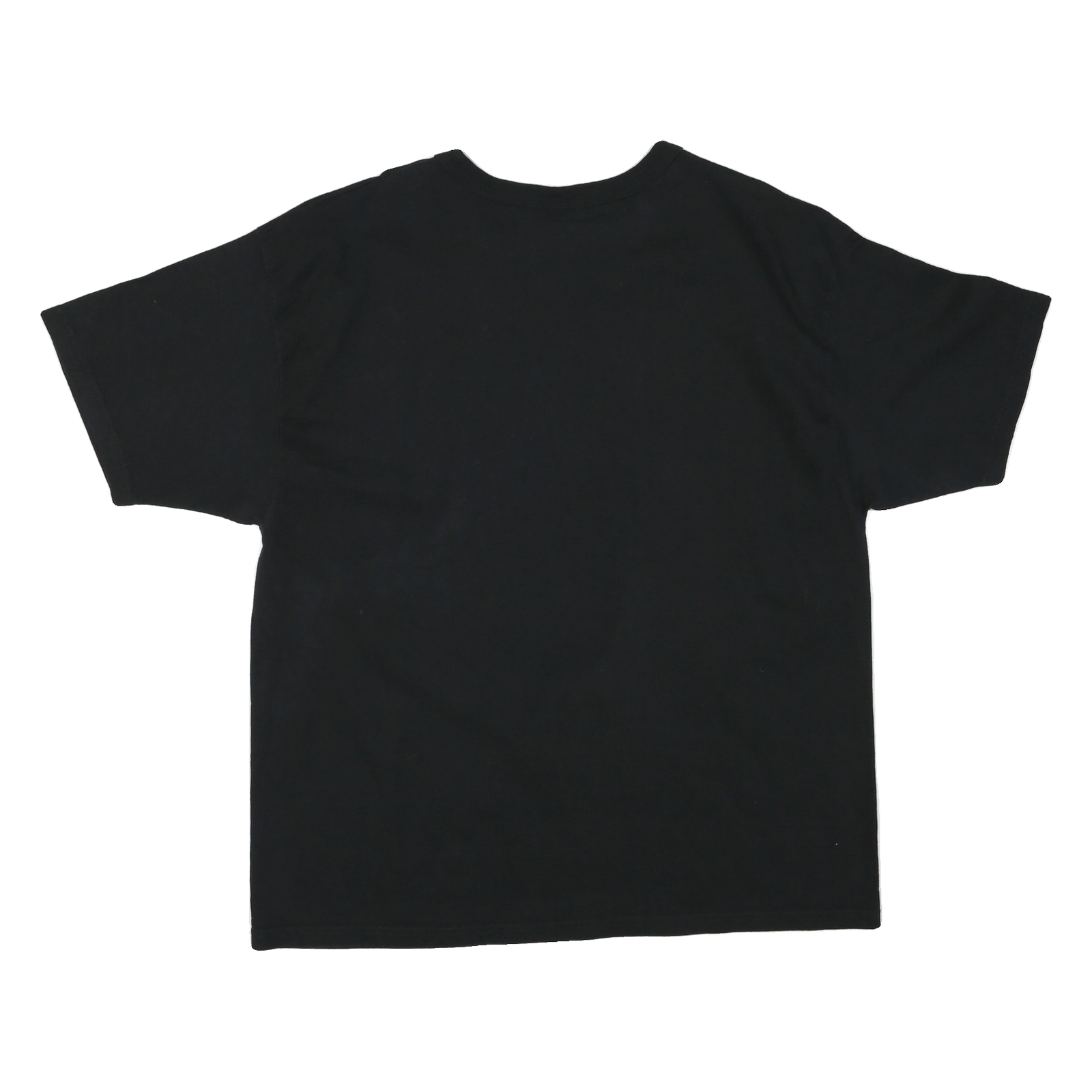 CHAMPION Mens Black XL T-Shirt Short Sleeve Crew Neck Logo Graphic Cotton Blend