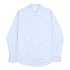 LEVI'S Womens Blue & White Striped Shirt S Cotton Button Down Long Sleeve