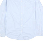 LEVI'S Womens Blue & White Striped Shirt S Cotton Button Down Long Sleeve