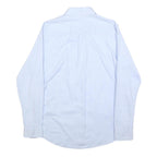 LEVI'S Womens Blue & White Striped Shirt S Cotton Button Down Long Sleeve