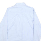 LEVI'S Womens Blue & White Striped Shirt S Cotton Button Down Long Sleeve