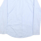 LEVI'S Womens Blue & White Striped Shirt S Cotton Button Down Long Sleeve