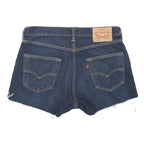 LEVI'S Womens Denim Blue Cut-Off Shorts L W31 Distressed Hem Casual