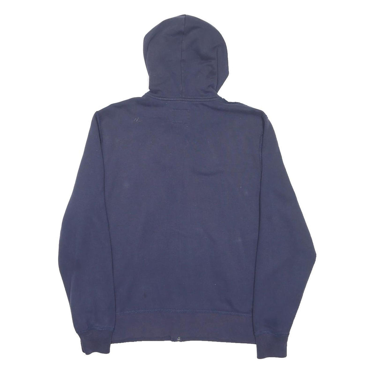 ABERCROMBIE & FITCH Mens Navy Blue Zip Hoodie XL Cotton Blend Casual Sweatshirt