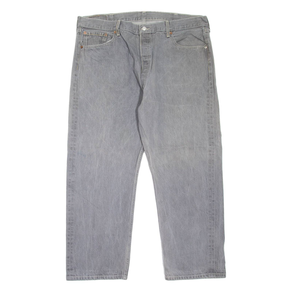 LEVI'S 501XX Jeans Mens Grey Regular Straight W39 L27
