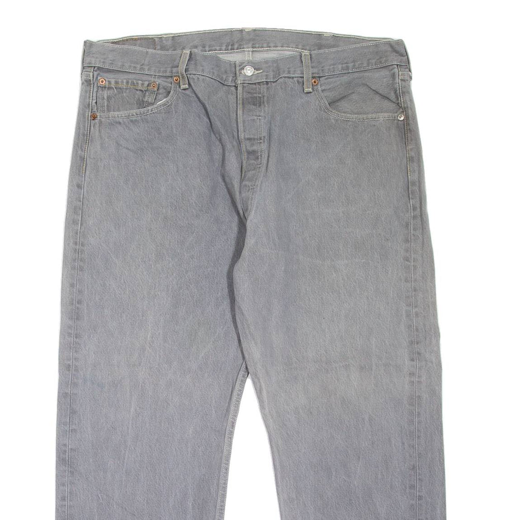 LEVI'S 501XX Jeans Mens Grey Regular Straight W39 L27