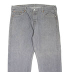 LEVI'S 501XX Jeans Mens Grey Regular Straight W39 L27