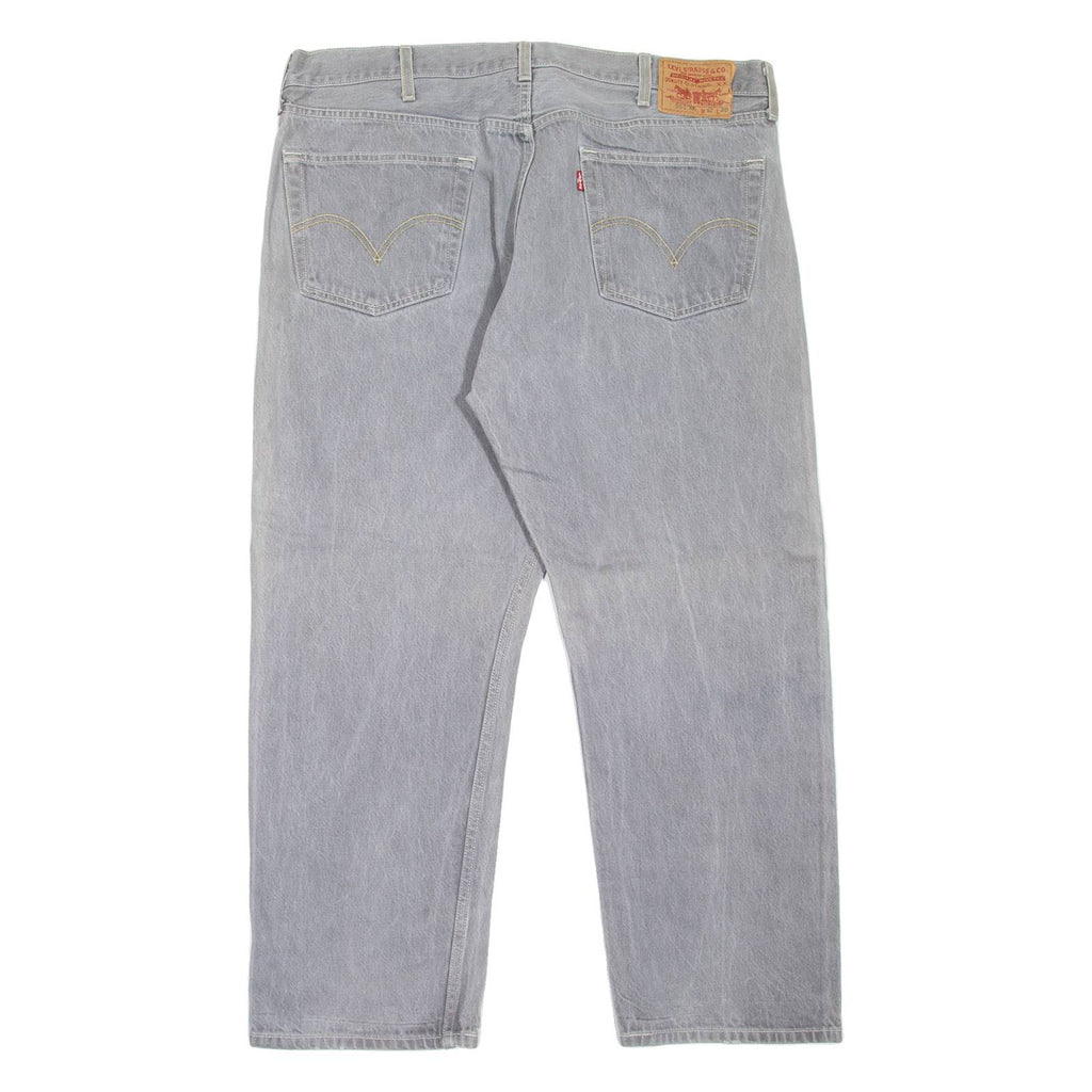 LEVI'S 501XX Jeans Mens Grey Regular Straight W39 L27
