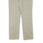 LEVI'S Mens Regular Beige Cotton Blend Trousers W30 L28 Zip Pocket Classic Style