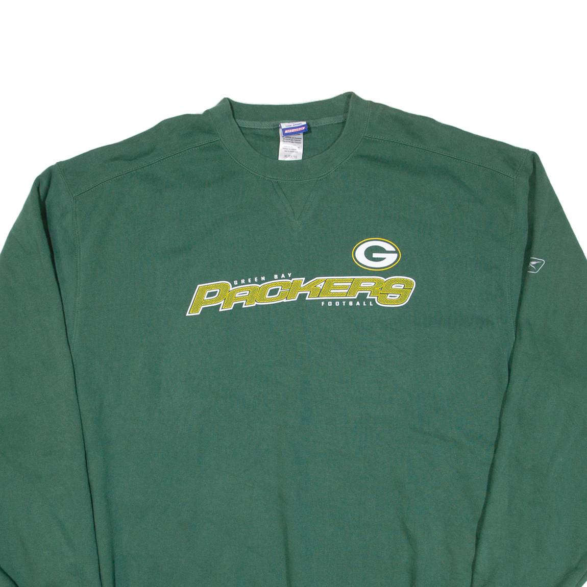 NFL Packers Green Bay Football Mens Sweatshirt Green USA XL