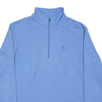 ODLO Womens Blue 1/4 Zip Sweatshirt S Lightweight Activewear Outdoor