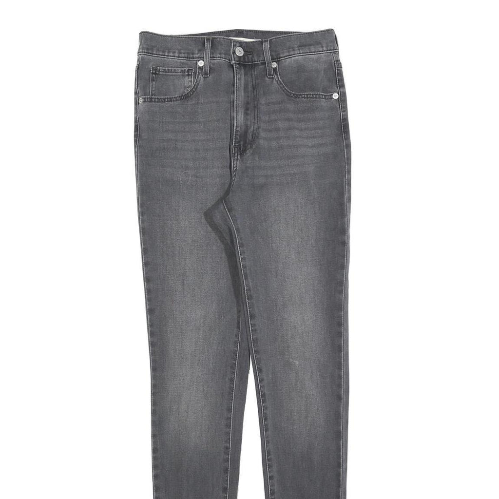 LEVI'S Womens Slim Grey Denim Skinny Jeans W28 L32 Stretch Comfortable Fit