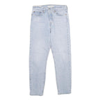 LEVI'S Wedgie Big E Womens Jeans Blue Regular Straight Denim Light W28 L28