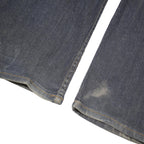 DKNY Womens Jeans Blue Regular Straight Denim Dark W31 L31 Button Cotton Blend