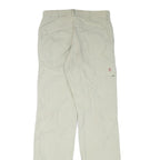 FJALLRAVEN Mens Polyester Blend Beige Regular Straight Trousers W29 L34 Outdoor