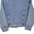 LEVI'S Mens Blue Denim Jacket L Cotton Blend Button Closure Classic Fit Vintage