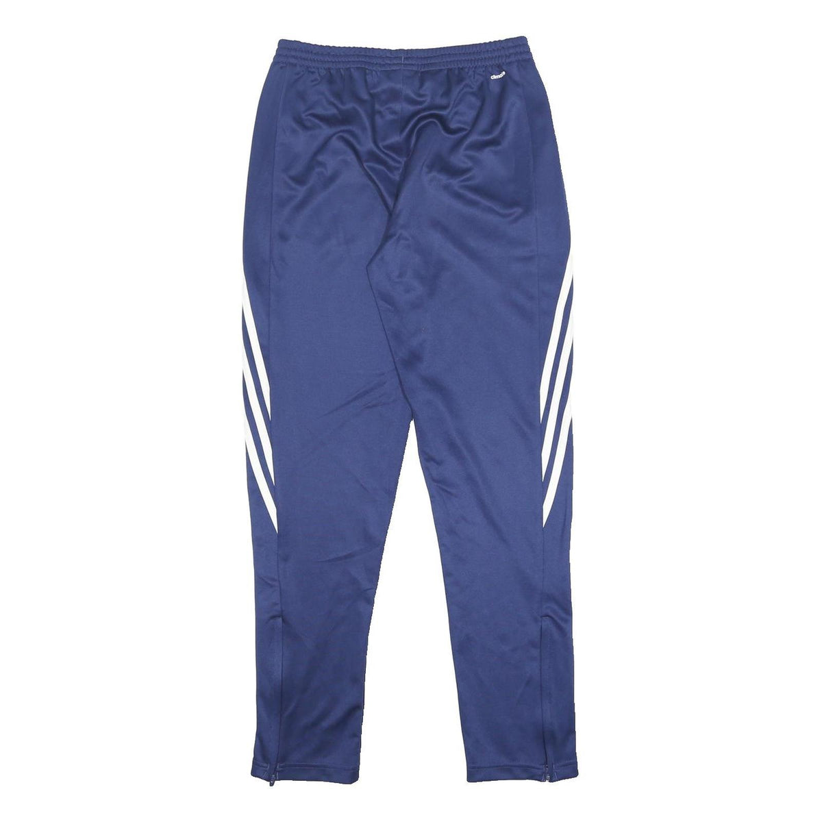 ADIDAS Boys Joggers Blue White Slim Tapered XL W26 L28 Sportswear Track Pants