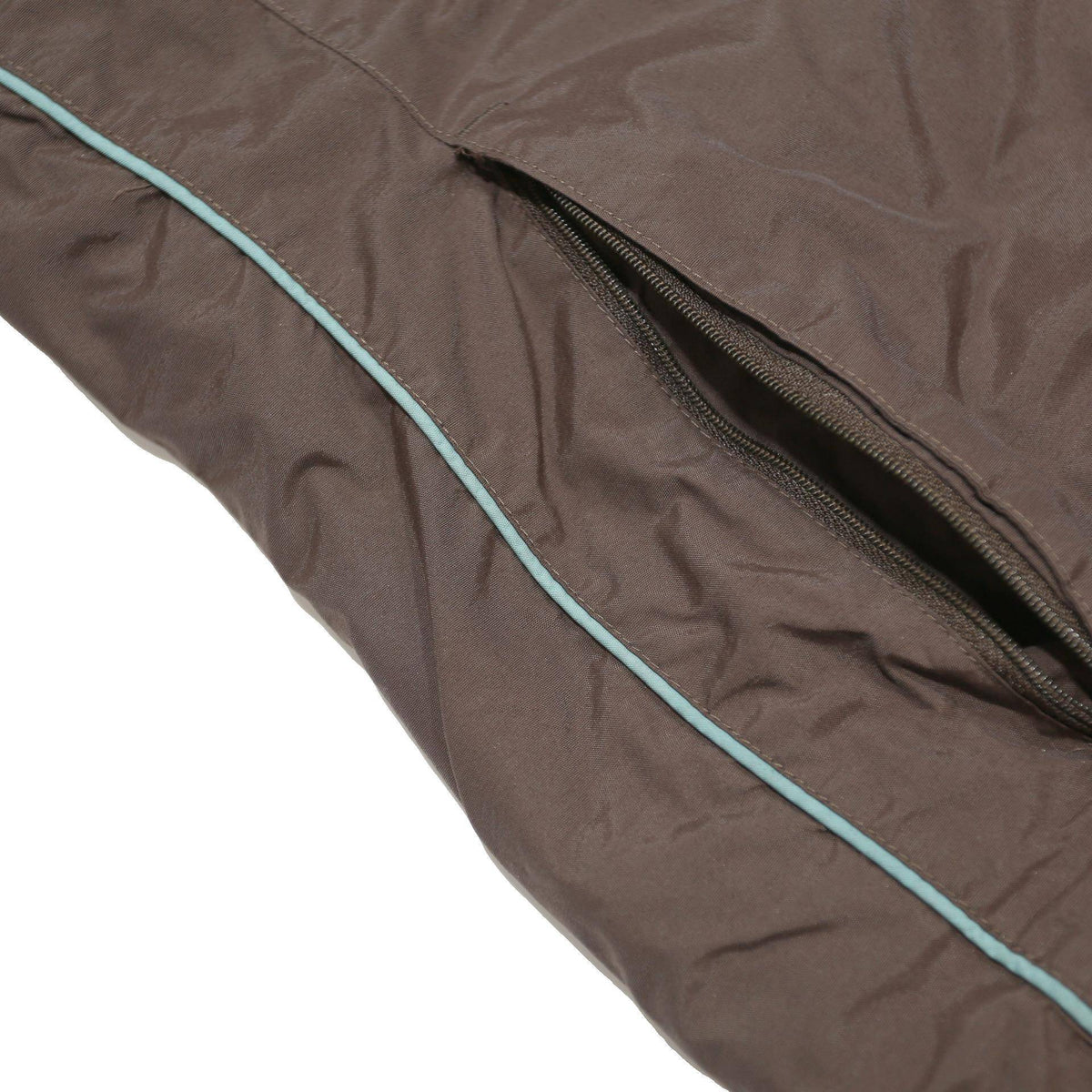 COLUMBIA Womens Brown & Blue Zip Jacket S Nylon Sport Outdoor Lightweight