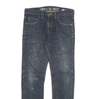 DICKIES Mens Slim Blue Denim Regular Fit Slim Leg Jeans W30 L30 Zip Fastening