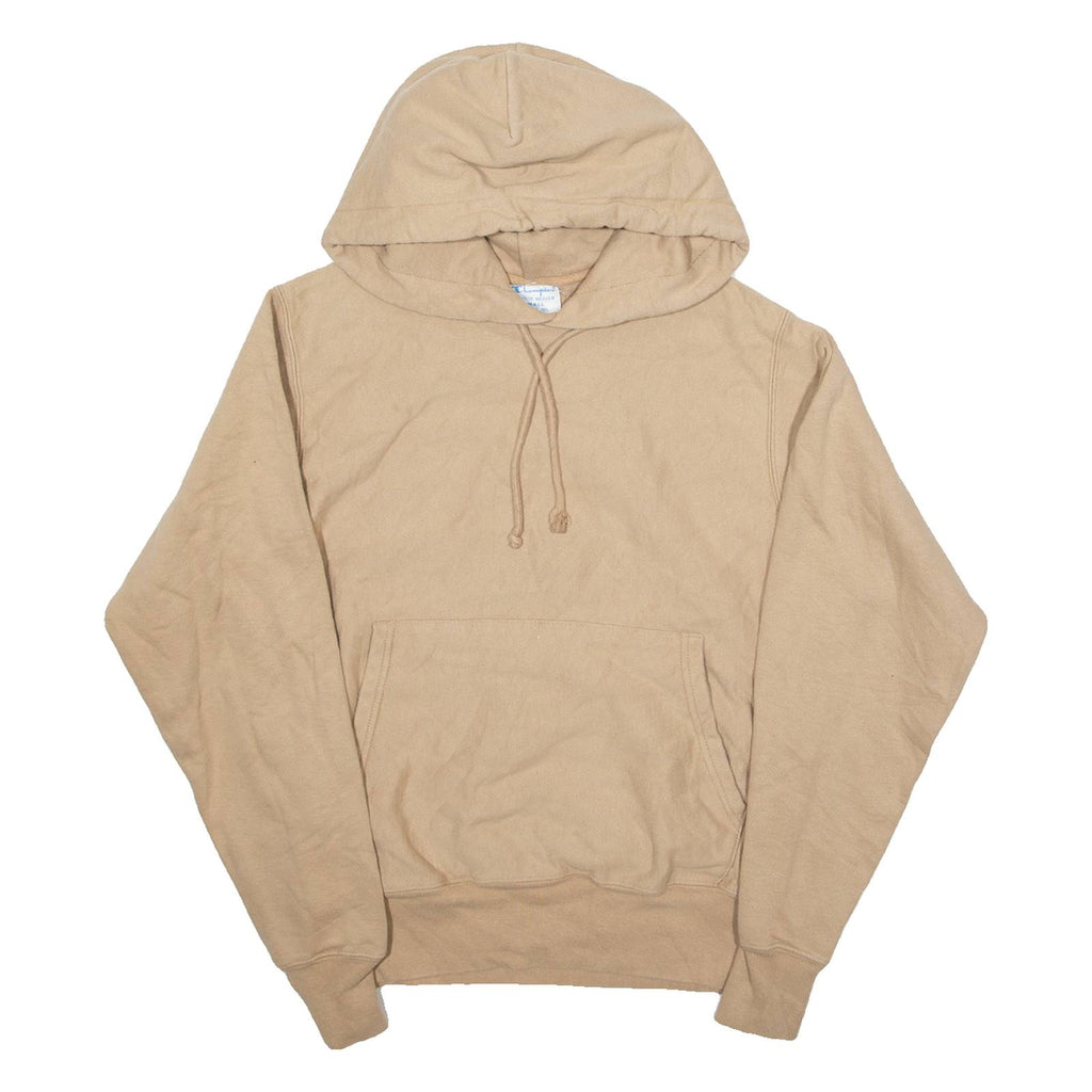 CHAMPION REVERSE WEAVE Womens Beige Hoodie S