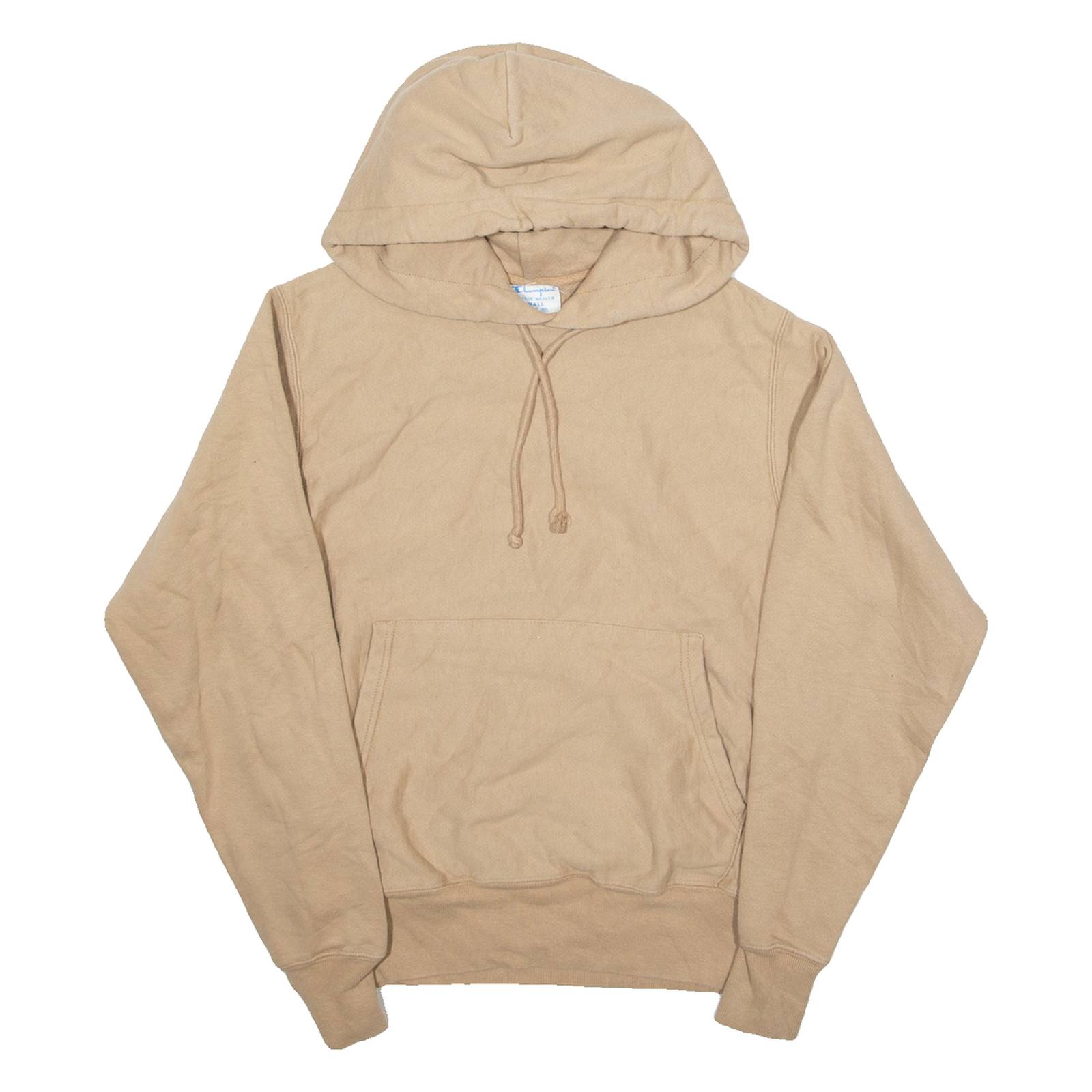 CHAMPION REVERSE WEAVE Womens Beige Hoodie S