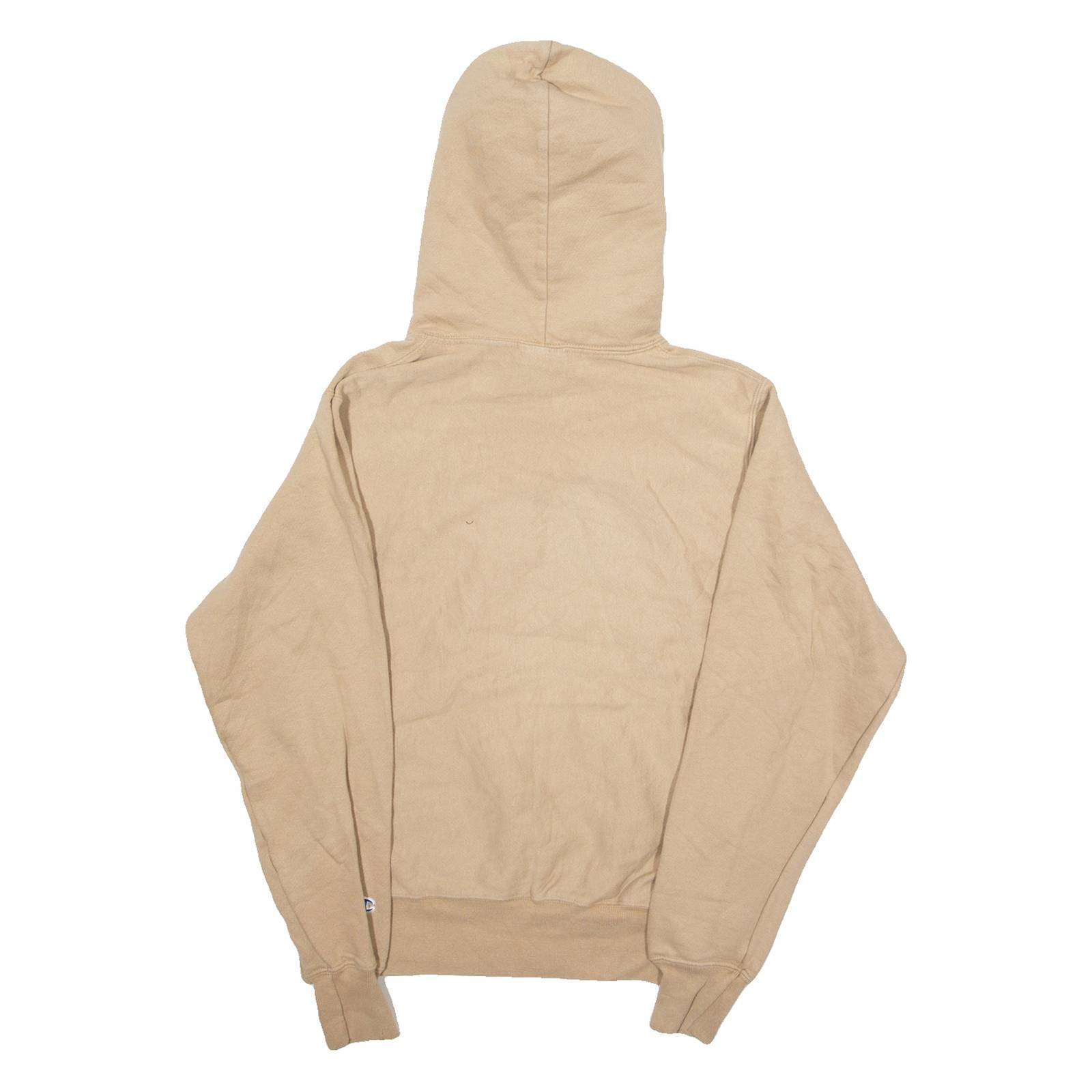 CHAMPION REVERSE WEAVE Womens Beige Hoodie S