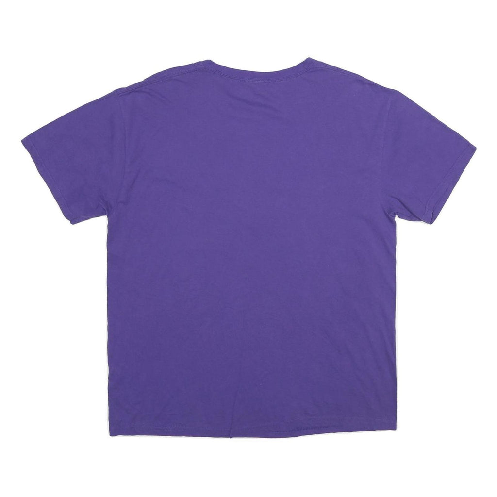 THE VICTORY Mens Purple San Francisco State Graphic T-Shirt XL Short Sleeve Crew