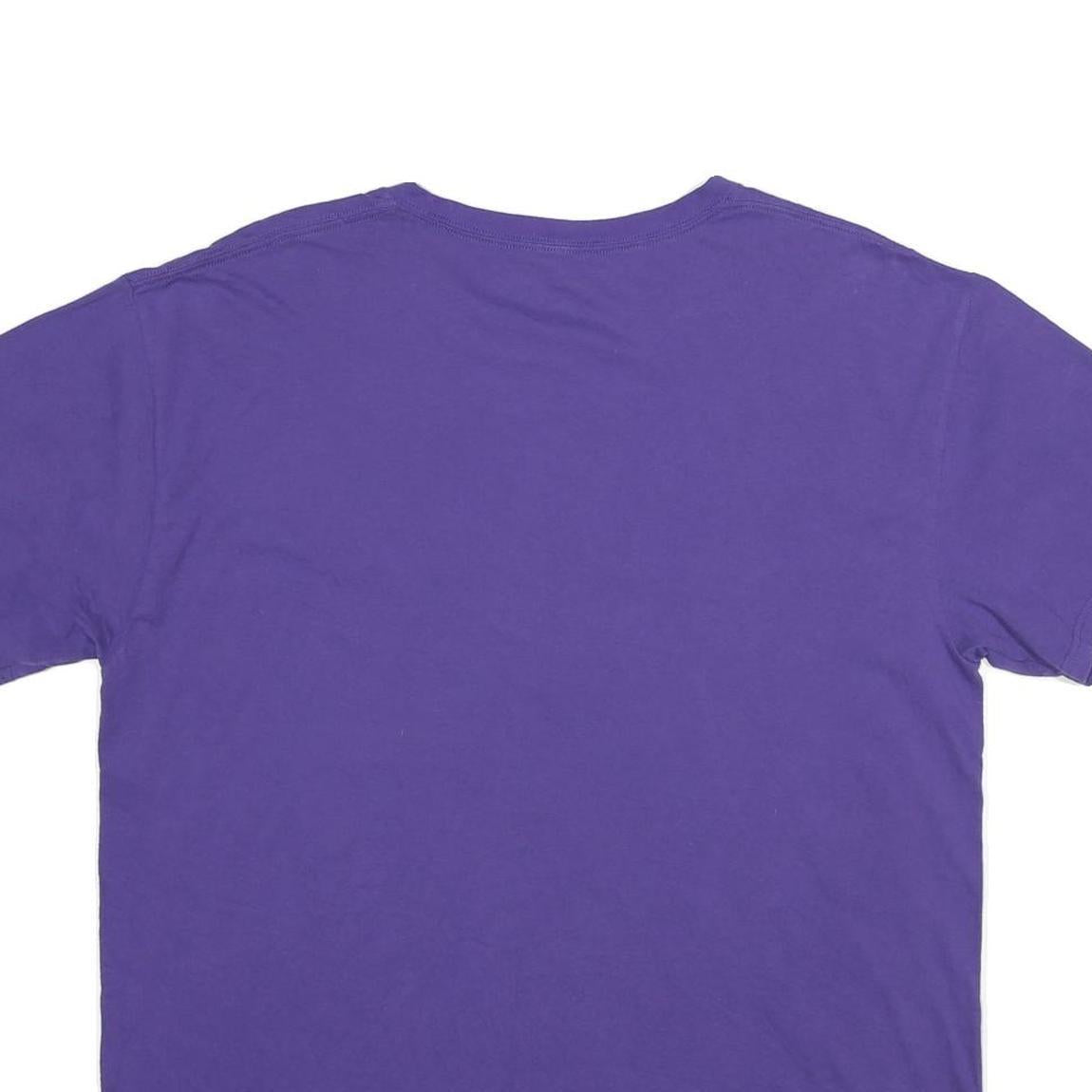 THE VICTORY Mens Purple San Francisco State Graphic T-Shirt XL Short Sleeve Crew