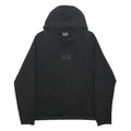 EA7 EMPORIO ARMANI Mens Black Hoodie M Cotton Blend Pull Over Stylish