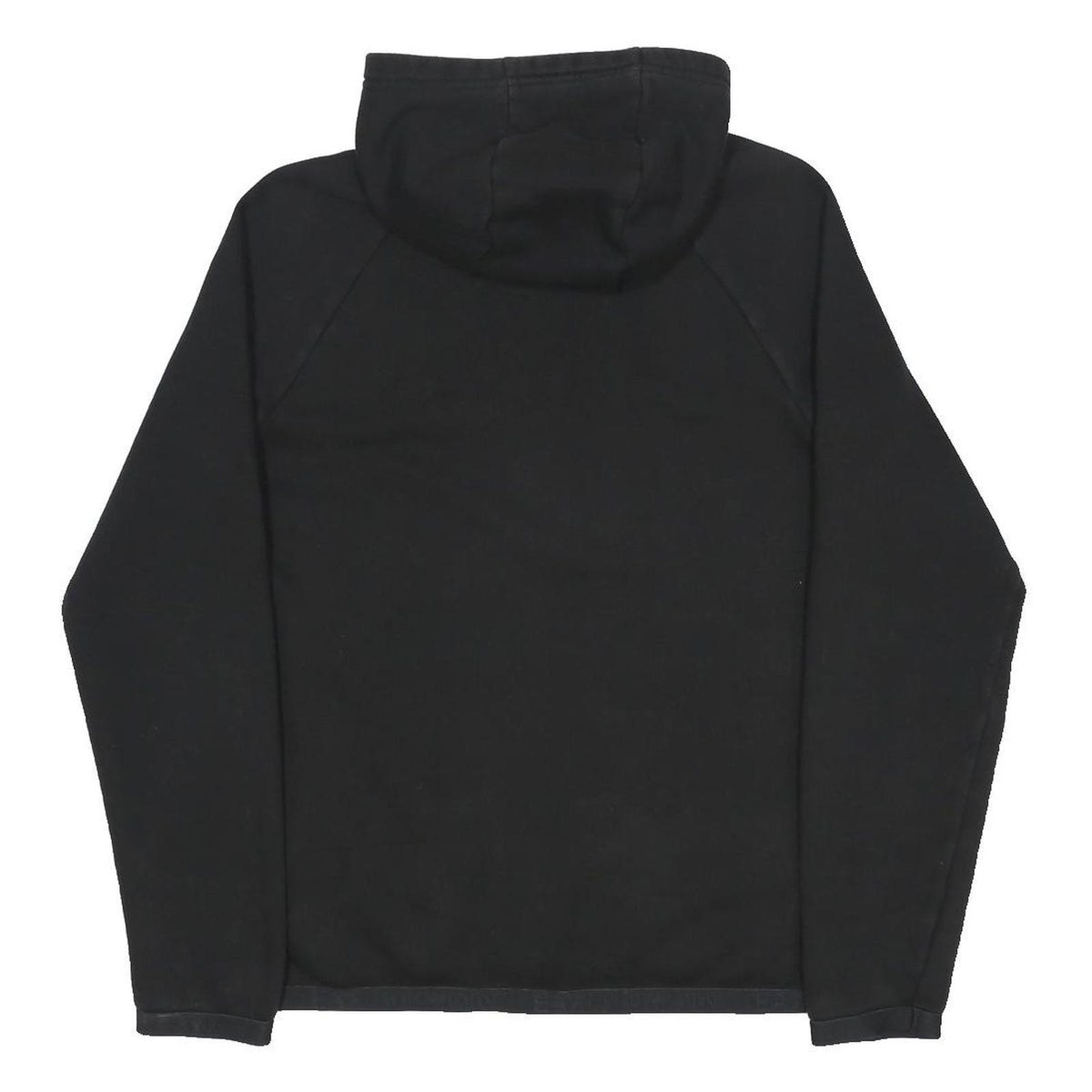 EA7 EMPORIO ARMANI Mens Black Hoodie M Cotton Blend Pull Over Stylish