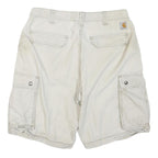 CARHARTT Mens Shorts Beige Cargo Relaxed Fit M W34 Workwear Pockets