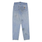 CARHARTT Mens Jeans Blue Relaxed Straight Denim Light W32 L34 Casual Workwear