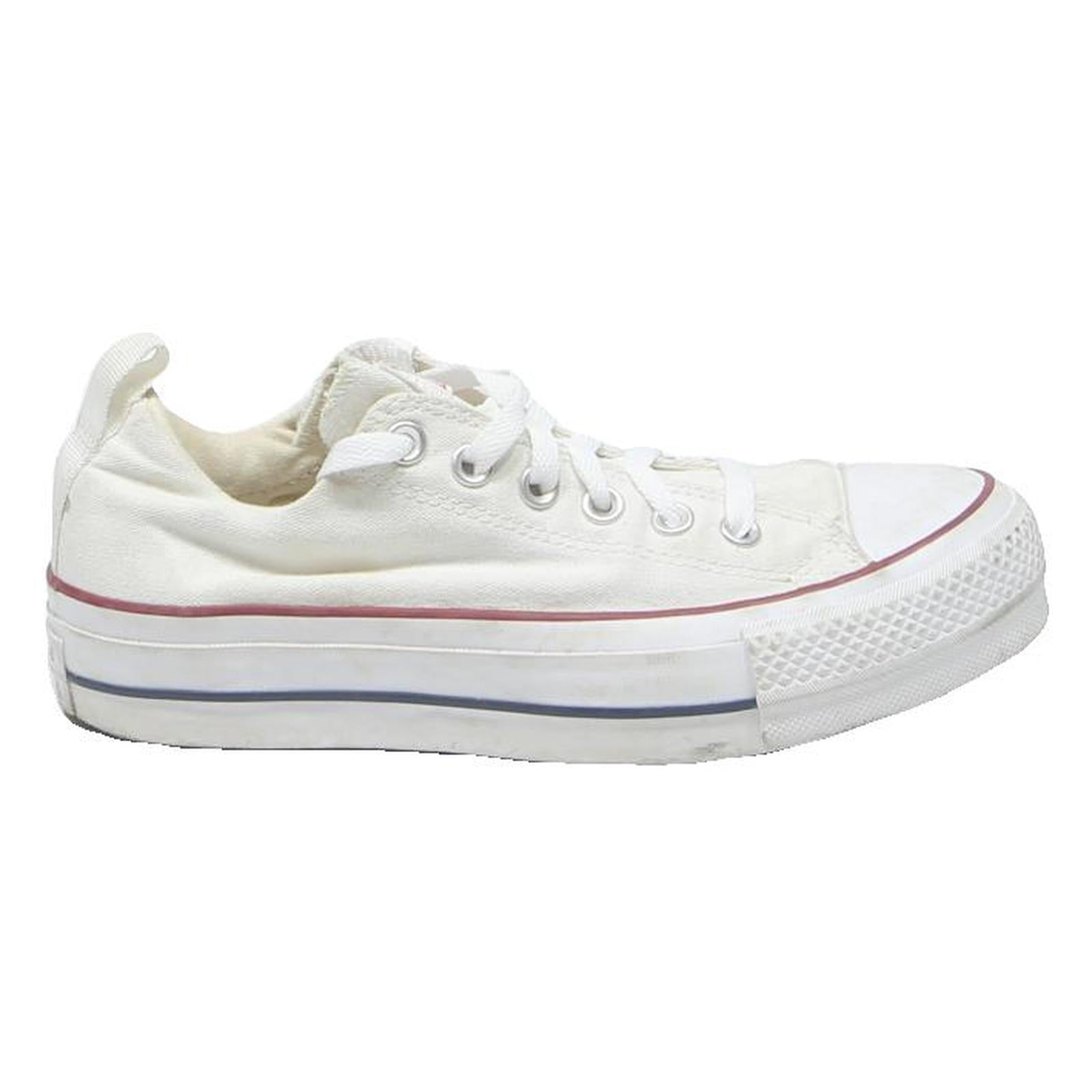CONVERSE Chuck Taylor Womens Low Top Trainers Canvas White UK 5.5 Classic